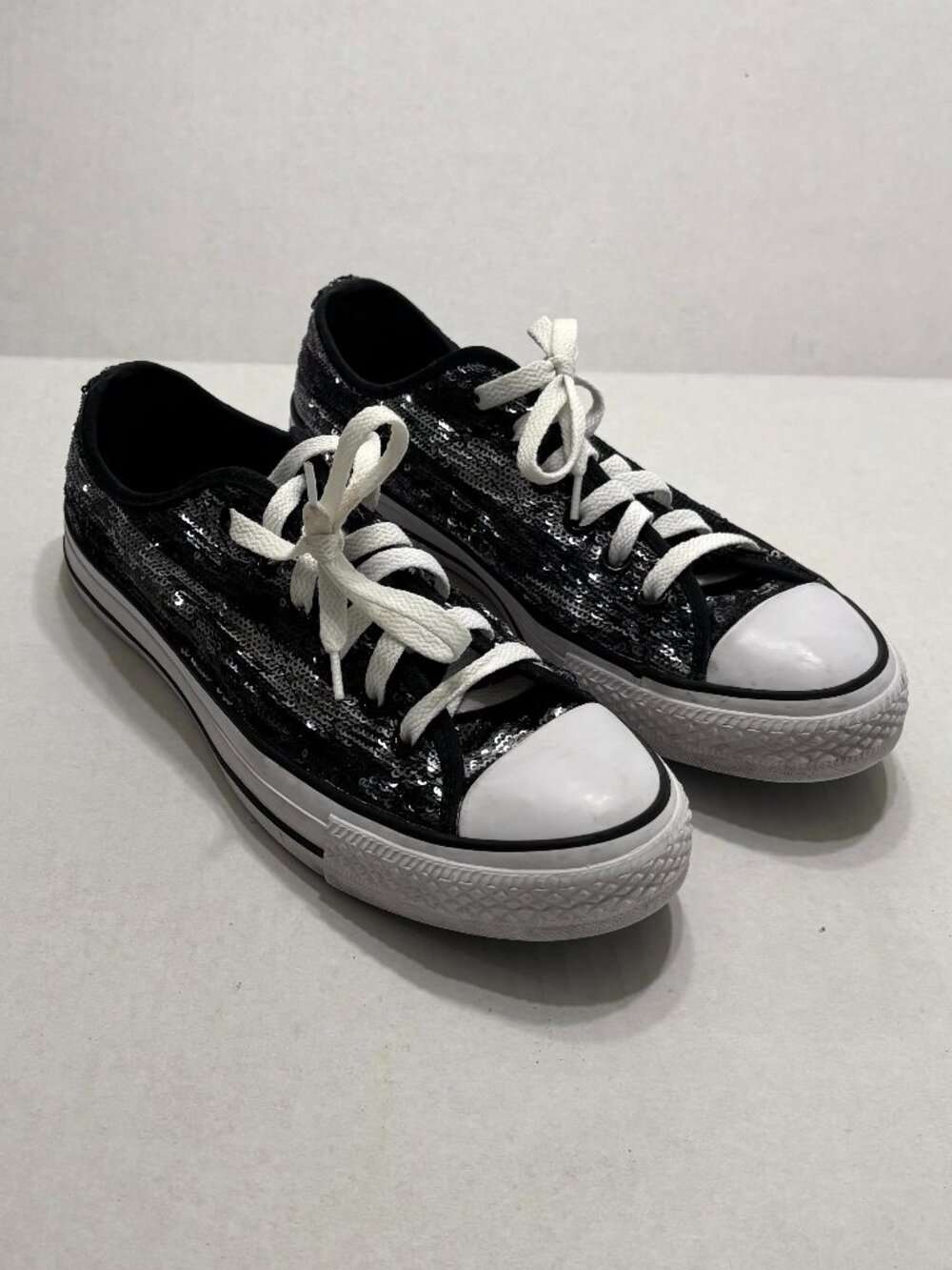Converse Chuck Taylor All Star CT Sequin OX Black Size 9